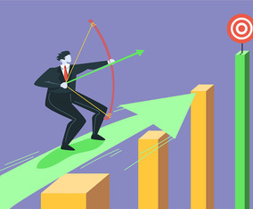 Corporate Goals Vector