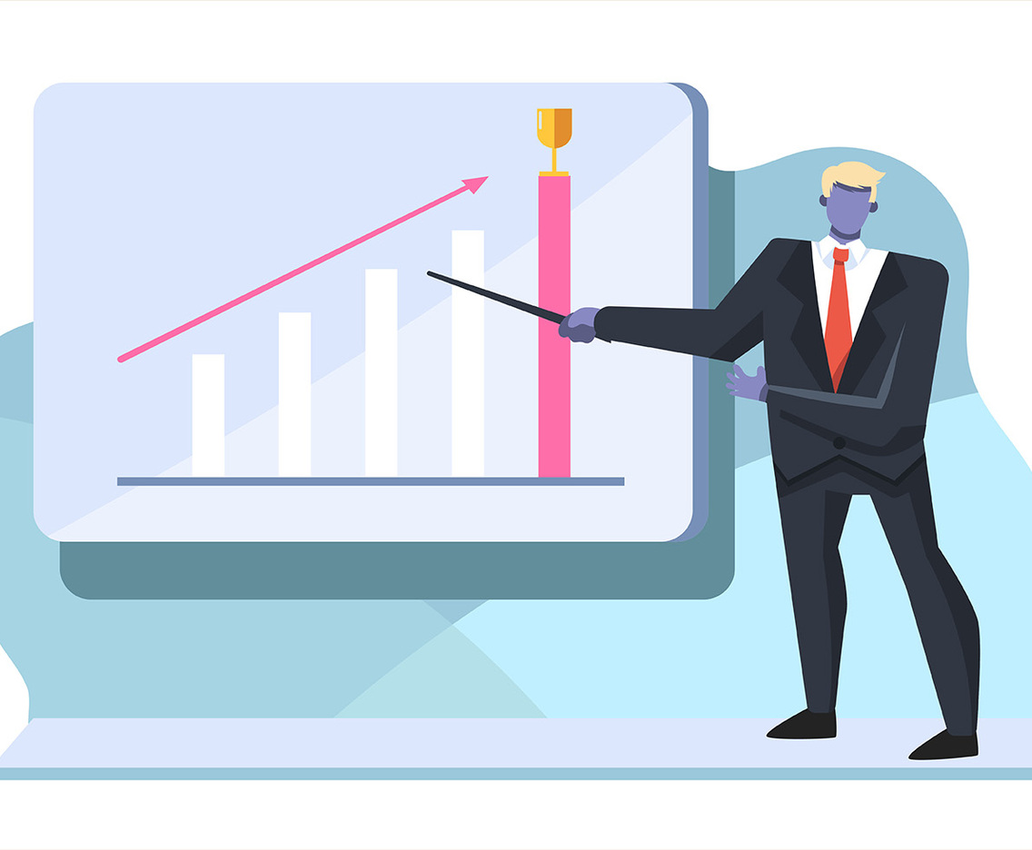 Corporate Goals Vector