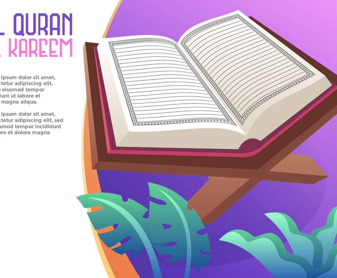 Al Quran Al Kareem Vector