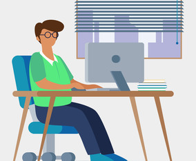 Person Working Office