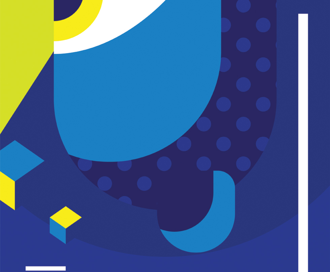 Geometric Monster Vector Design