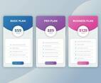 Pricing Table vector