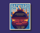 Retro Bbq Poster
