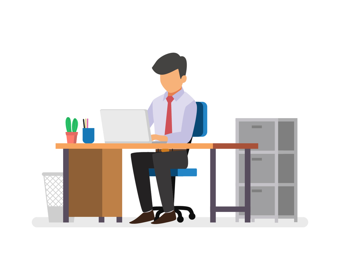 Man working in the office