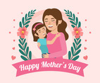 Happy Mother's Day Illustration