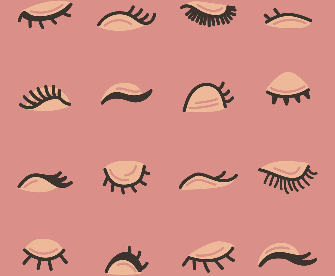 Doodled Eyelashes