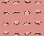 Doodled Eyelashes