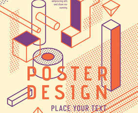 Geometric poster design