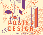 Geometric poster design