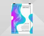 Abstract Shape Gradient Poster Design Vector Template