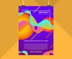 Abstract Colourful Poster Design Vector Template