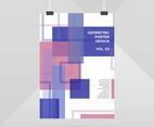 Flat Modern Minimalist Geometric Poster Design