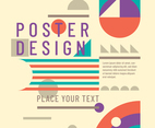 Geometric poster design