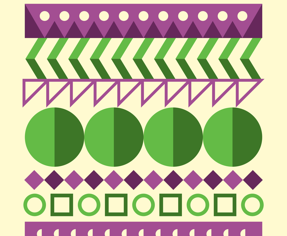 Geometric poster design