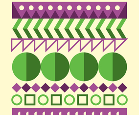 Geometric poster design