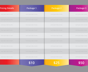 Pricing Table