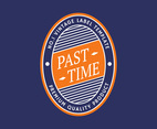 Retro Label Oval Template