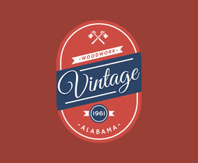 Retro Label Template Lumberjack