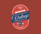 Retro Label Template Lumberjack