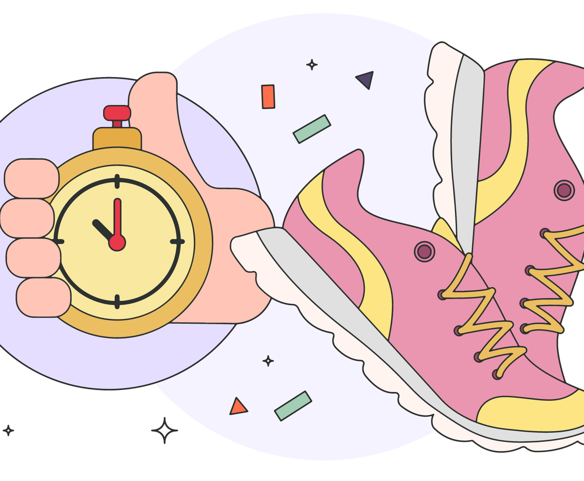 Running Shoes Vector