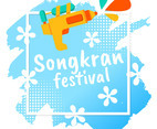 Songkran Festival Thailand Vector