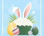 Vector Easter Greeting Card Design