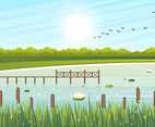 Vector Landscape illustration