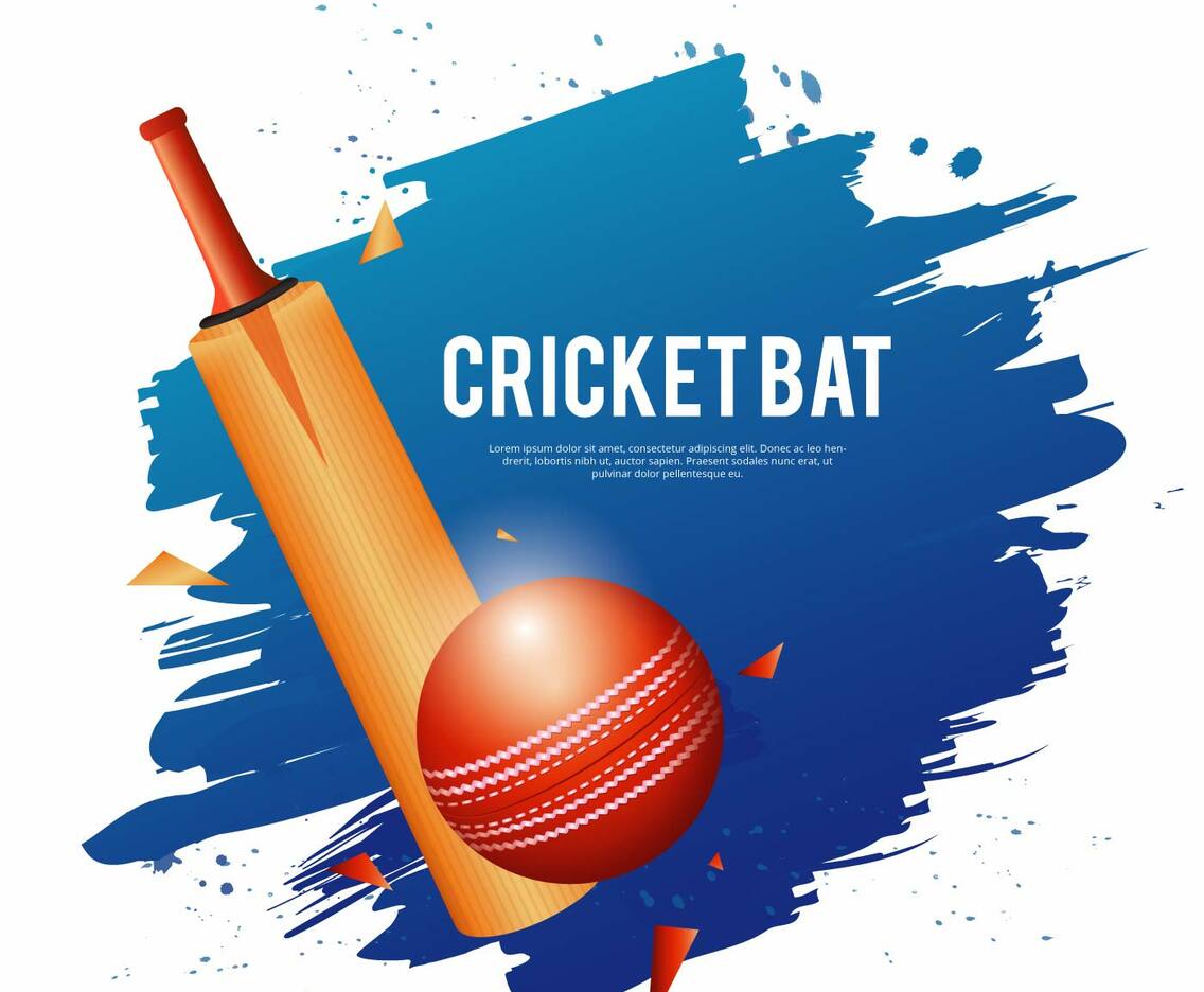 Cricket Bat Illustration