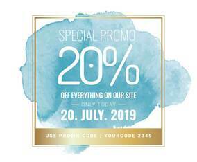 Vector Gold and Watercolor Social Media Post