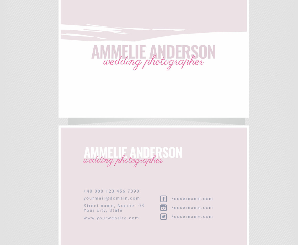 Vector Photographer Business Card