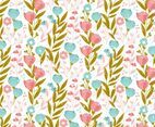 Vector Seamless Spring Pattern