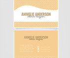 Vector Bright Business Card Template
