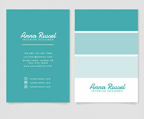 Vector Interior Designer Business Card Template