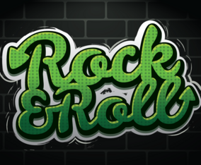 Rock And Roll Graffiti Design
