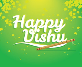 Happy Vishu Greetings Design