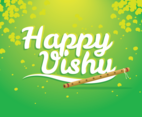 Happy Vishu Greetings Design