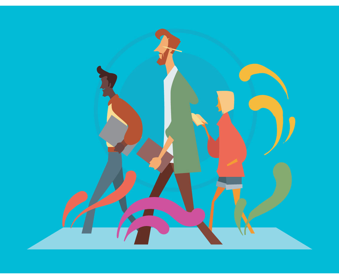 Cool Designer Team Vector