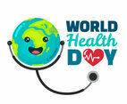 World Health Day Design Vector