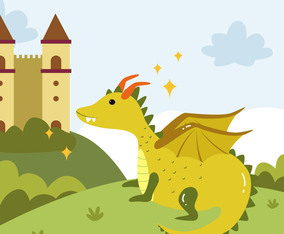 Wizard School Vector