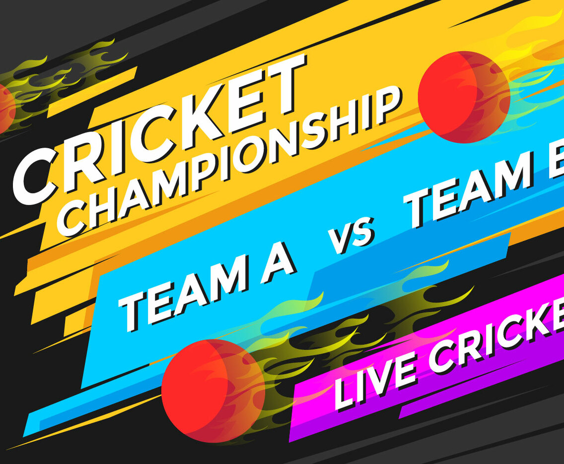 Cricket Championship Vector