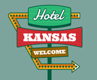 Retro Hotel Sign