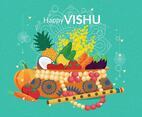 Vishu Illustration Vector