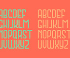 Retro Alphabet Vector