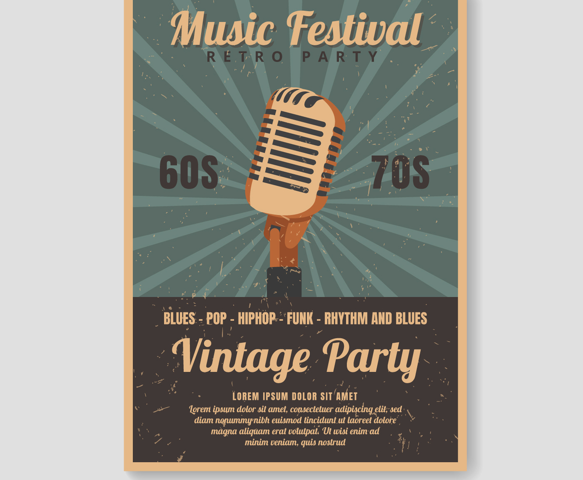 Retro Poster Template