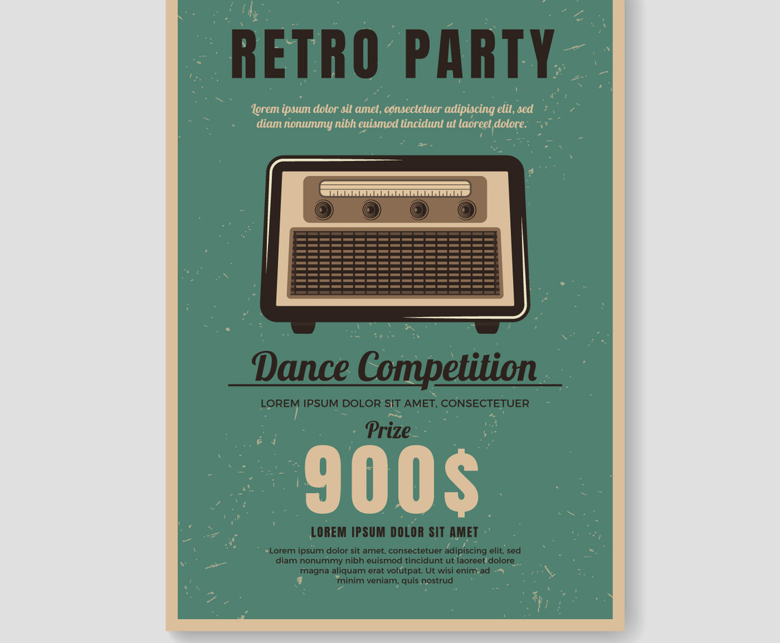 Retro Poster Template