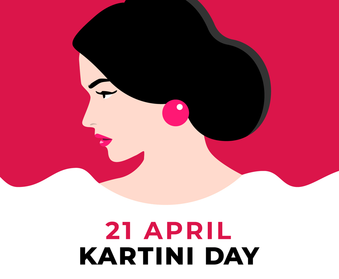 Kartini Day Female Figure Illustration