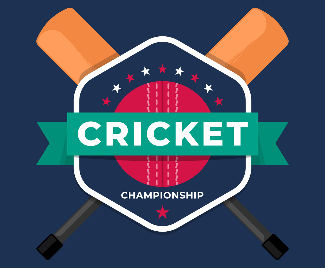 Cricket Sport Logo Badge Team Championship Template