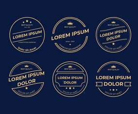 Retro Label Vector Illustration