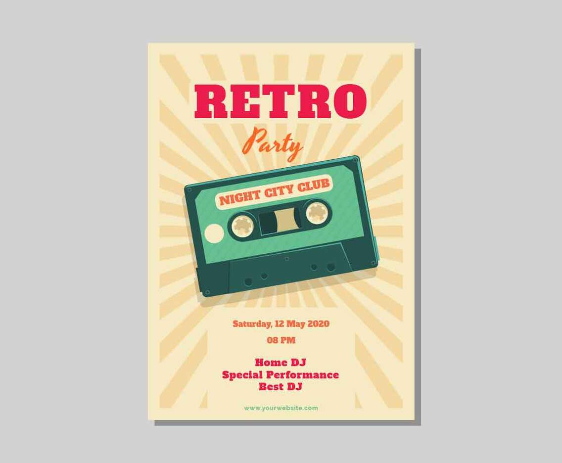 Retro Poster Vector Illustration