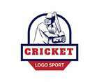Cricket Logo Vector Illustration